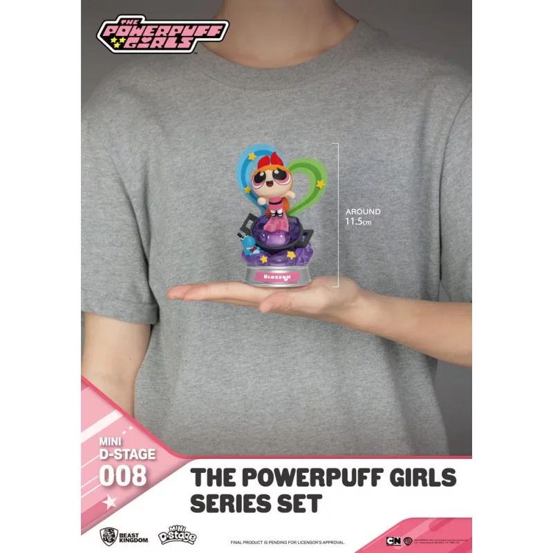 The Powerpuff Girls Pack of 6 Figures Mini Diorama Stage The Powerpuff Girls 12cm
