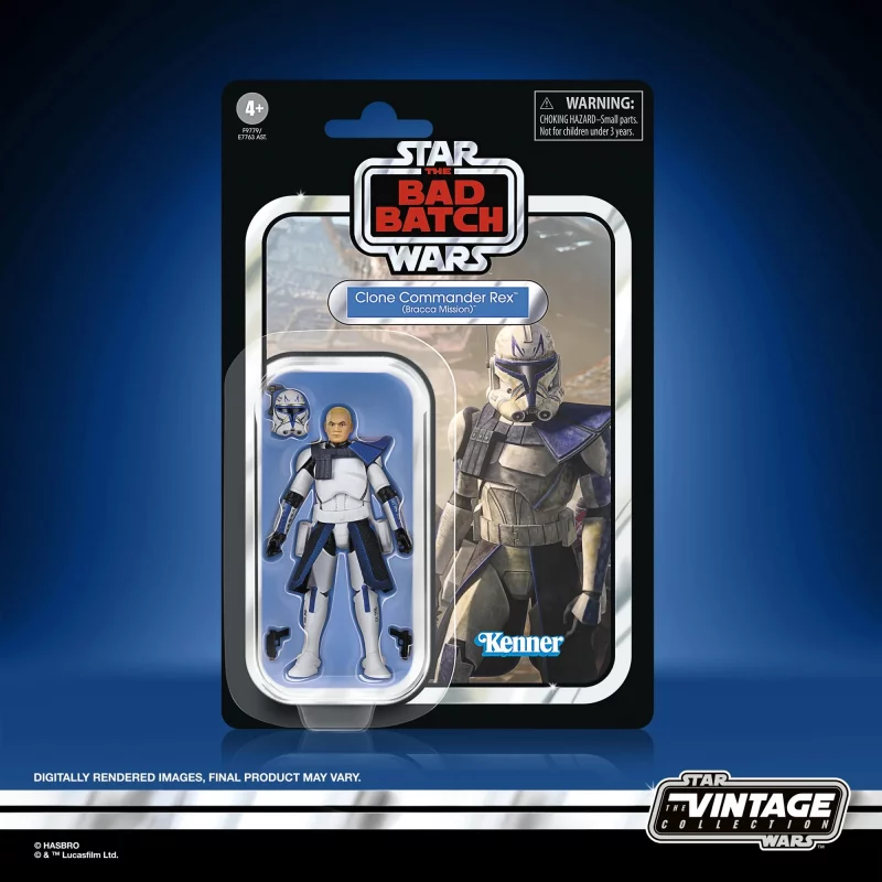 Star Wars: The Bad Batch Vintage Collection Action Figure Clone Commander Rex (Bracca Mission) 10cm