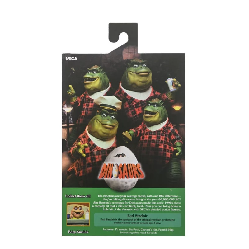 Dinosaurs Action Figure Ultimate Earl Sinclair 18cm