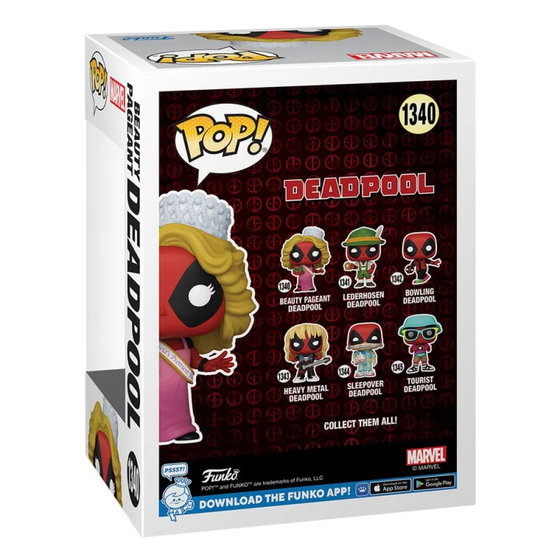 Deadpool Parody POP! Marvel Beauty Pageant Figurine 10cm N°1340