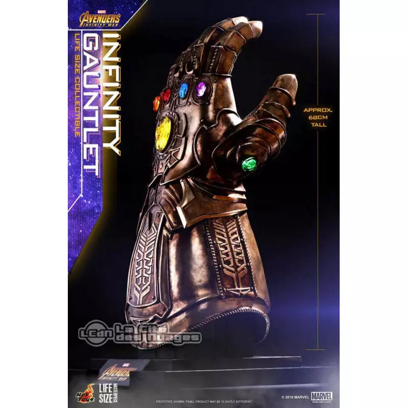 Hot Toys LMS006 Avengers Infinity War Infinity Gauntlet 1/1 Life-Size Replica 68cm (Displayed Model)