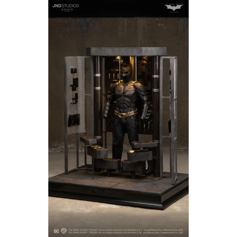 Batman: The Dark Knight Collectible Action Figure 1/6 Bruce Wayne &amp; Armory KOJUN Works (Rooted Hair Updated)