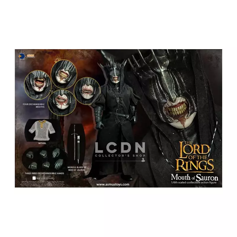 NEW PRODUCT: Asmus Toys: 1/6 The Lord of the Rings - MOUTH OF SAURON Slim  Version (LOTR009s)