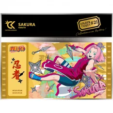 Naruto Golden Ticket V2 set de 12 Golden Tickets