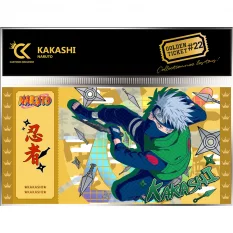 Naruto Golden Ticket V2 set de 12 Golden Tickets