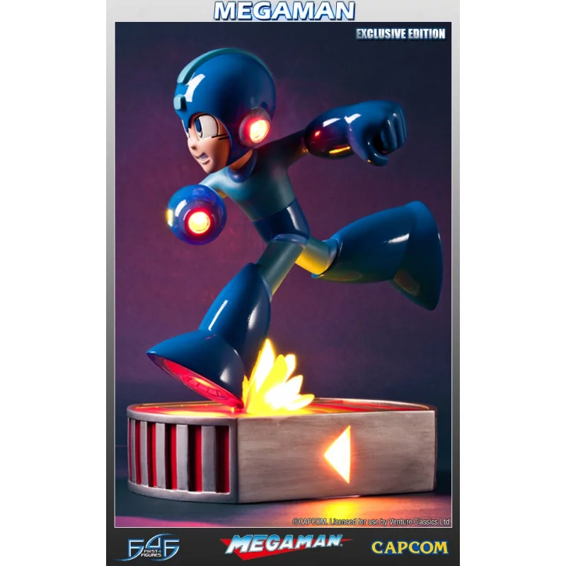 Megaman Running Statue Exclusive 33cm (Defect model)