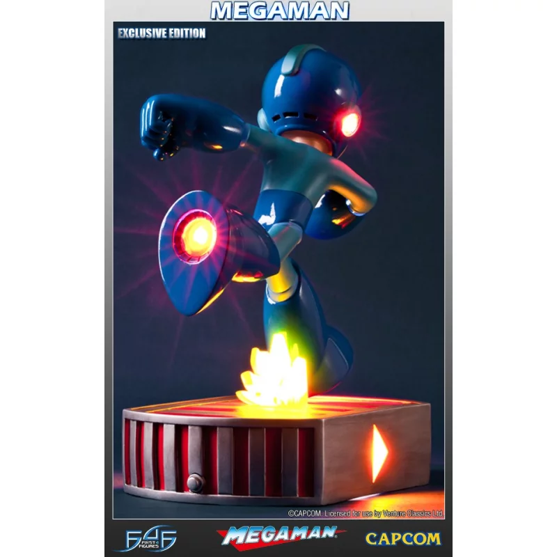 Megaman Running Statue Exclusive 33cm (Defect model)