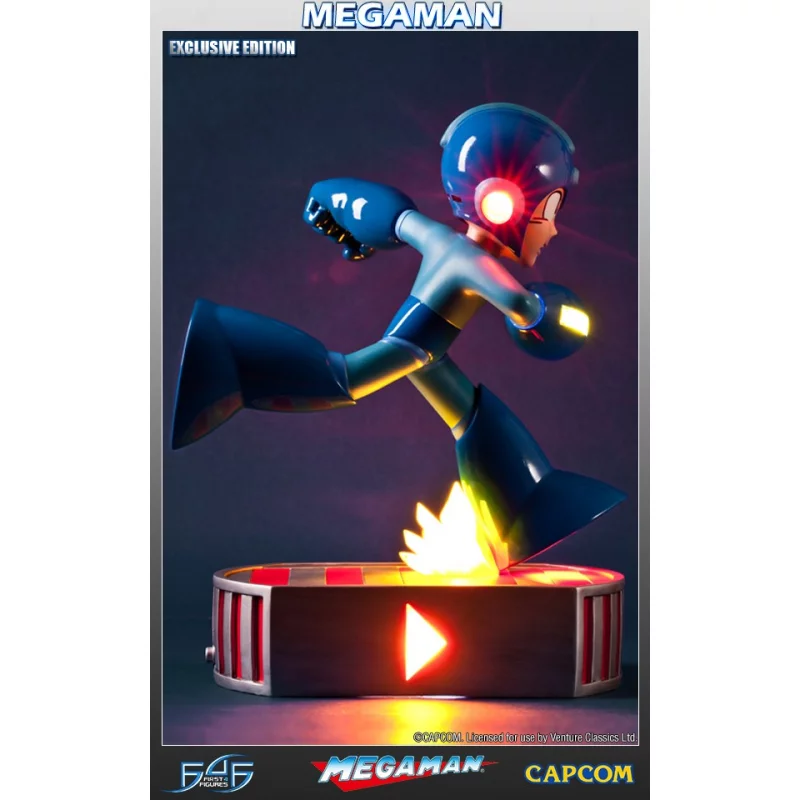 Megaman Running Statue Exclusive 33cm (Defect model)
