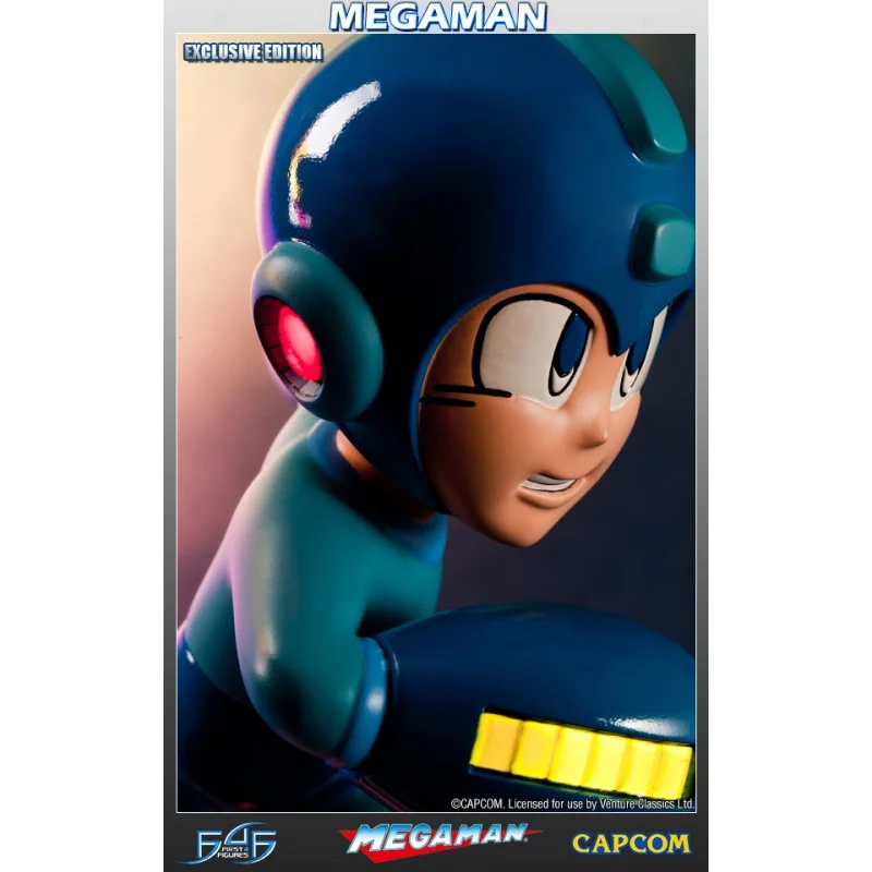Megaman Running Statue Exclusive 33cm (Defect model)