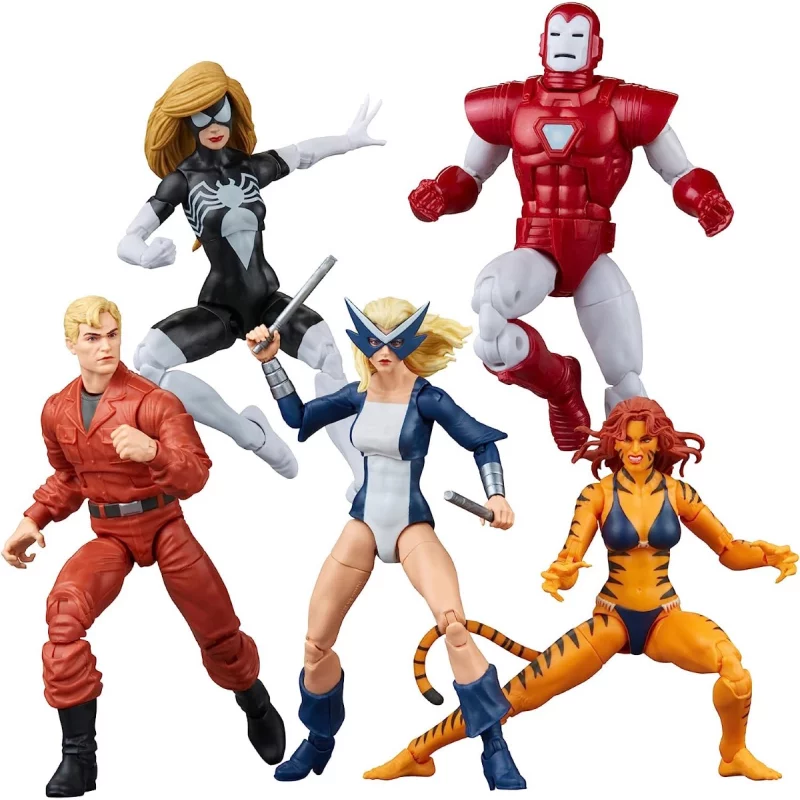Marvel Legends Pack of 5 Action Figures West Coast Avengers 15cm