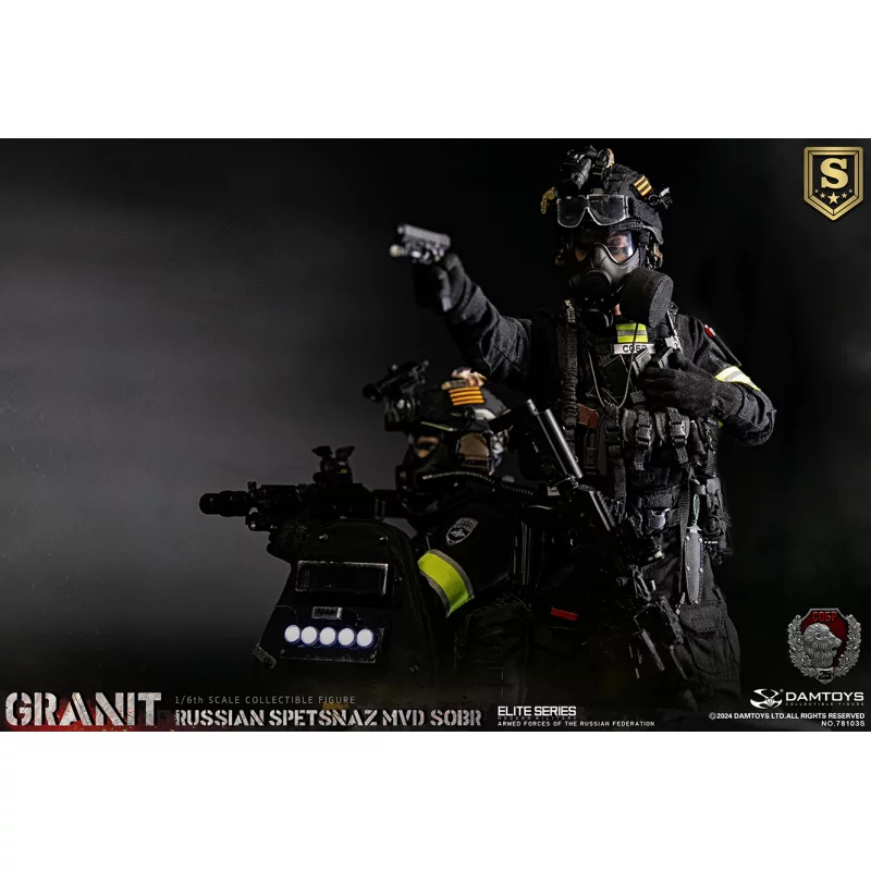 Russian Spetsnaz Mvd Sobr Granit Special Edition Collectible Action Figurine 1/6 78103 DAMTOYS