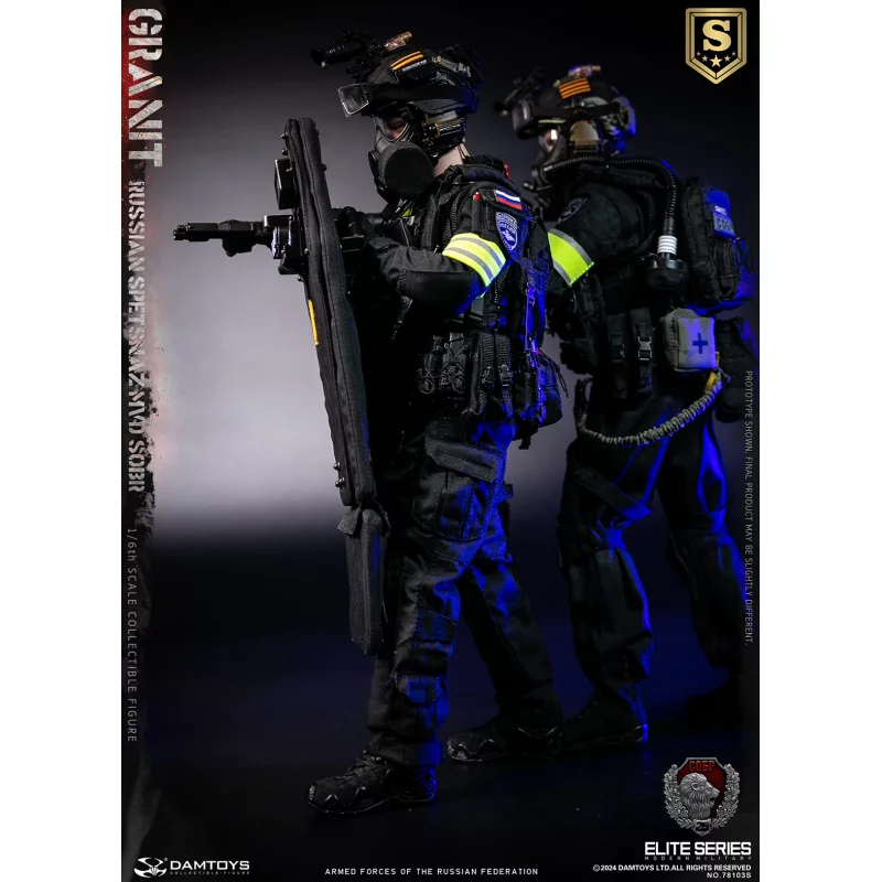 Russian Spetsnaz Mvd Sobr Granit Special Edition Collectible Action Figurine 1/6 78103 DAMTOYS