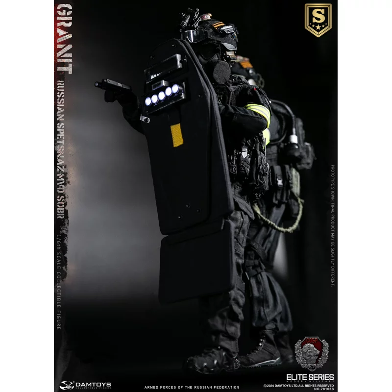 Russian Spetsnaz Mvd Sobr Granit Special Edition Collectible Action Figurine 1/6 78103 DAMTOYS