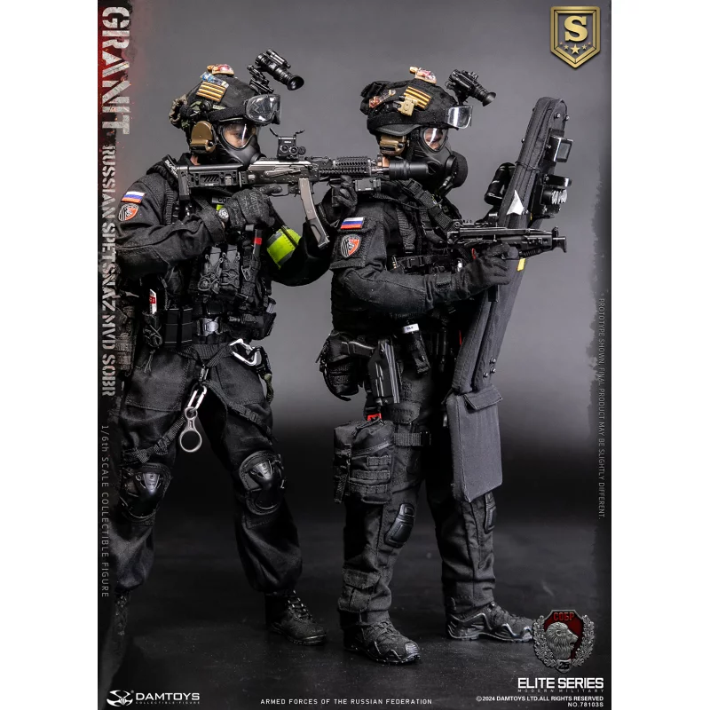 Russian Spetsnaz Mvd Sobr Granit Special Edition Collectible Action Figurine 1/6 78103 DAMTOYS