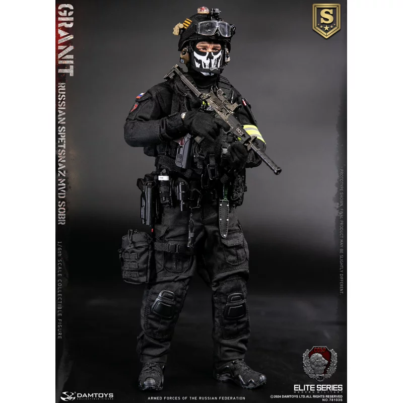 Russian Spetsnaz Mvd Sobr Granit Special Edition Collectible Action Figurine 1/6 78103 DAMTOYS