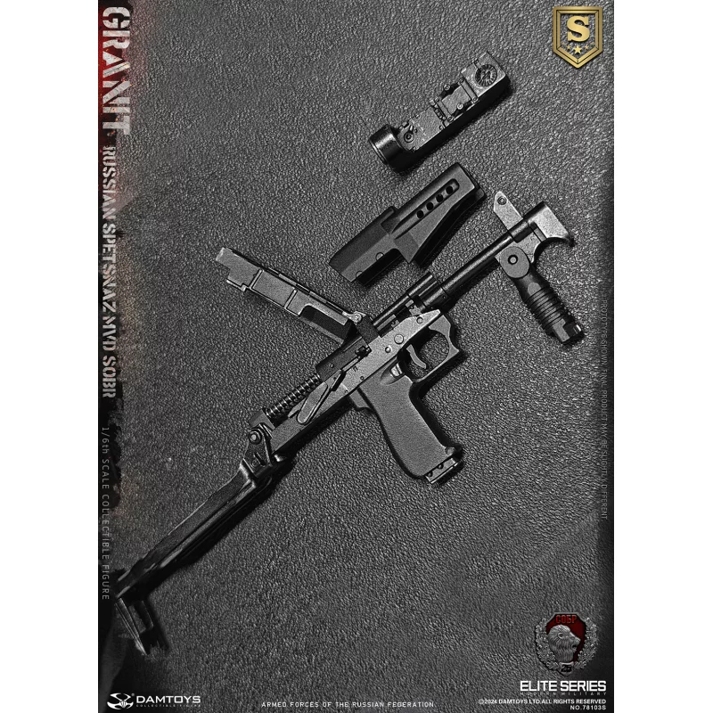 Russian Spetsnaz Mvd Sobr Granit Special Edition Collectible Action Figurine 1/6 78103 DAMTOYS