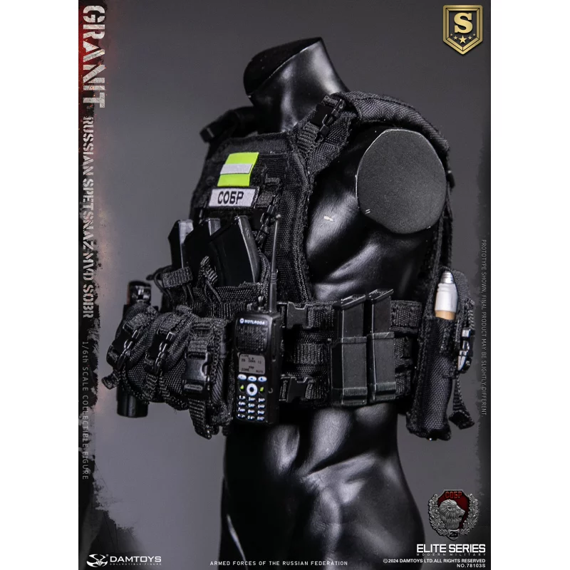 Russian Spetsnaz Mvd Sobr Granit Special Edition Collectible Action Figurine 1/6 78103 DAMTOYS