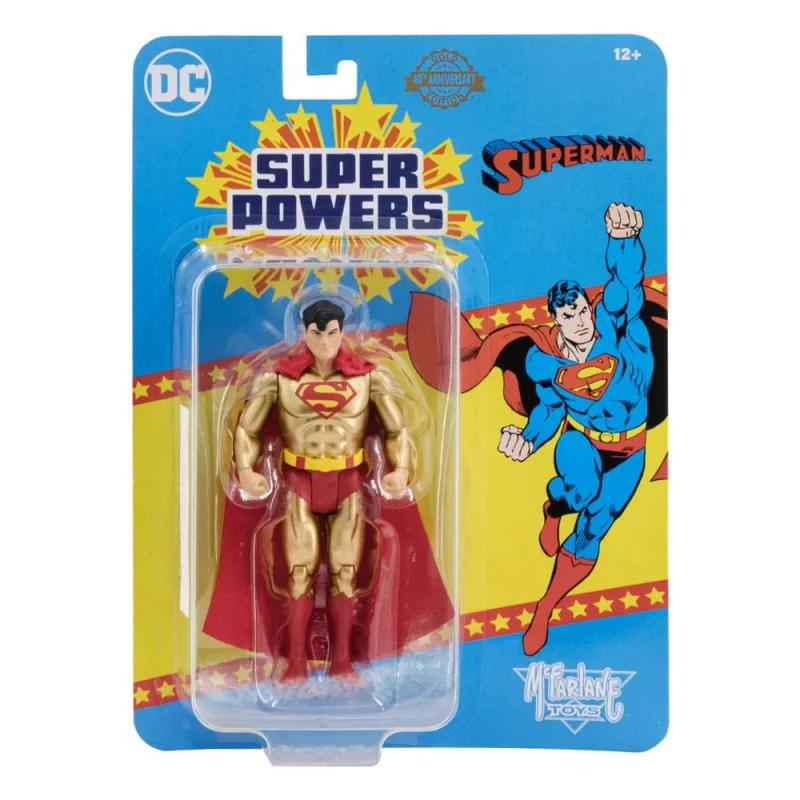 DC Direct Action Figure Super Powers Superman (Gold Edition) (SP 40th Anniversary) 13cm