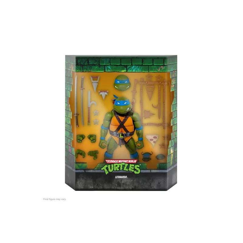 Les Tortues Ninja ( Teenage Age Mutant Ninja Turtles TMNT ) Action Figurine Ultimates Leonardo 18cm