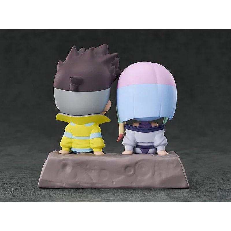 Cyberpunk: Edgerunners Pack de 2 mini Figurines Qset David &amp; Lucy - To The Moon 8cm