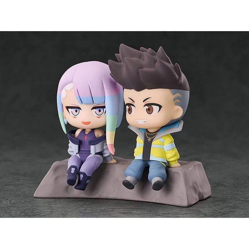 Cyberpunk: Edgerunners Pack de 2 mini Figurines Qset David &amp; Lucy - To The Moon 8cm
