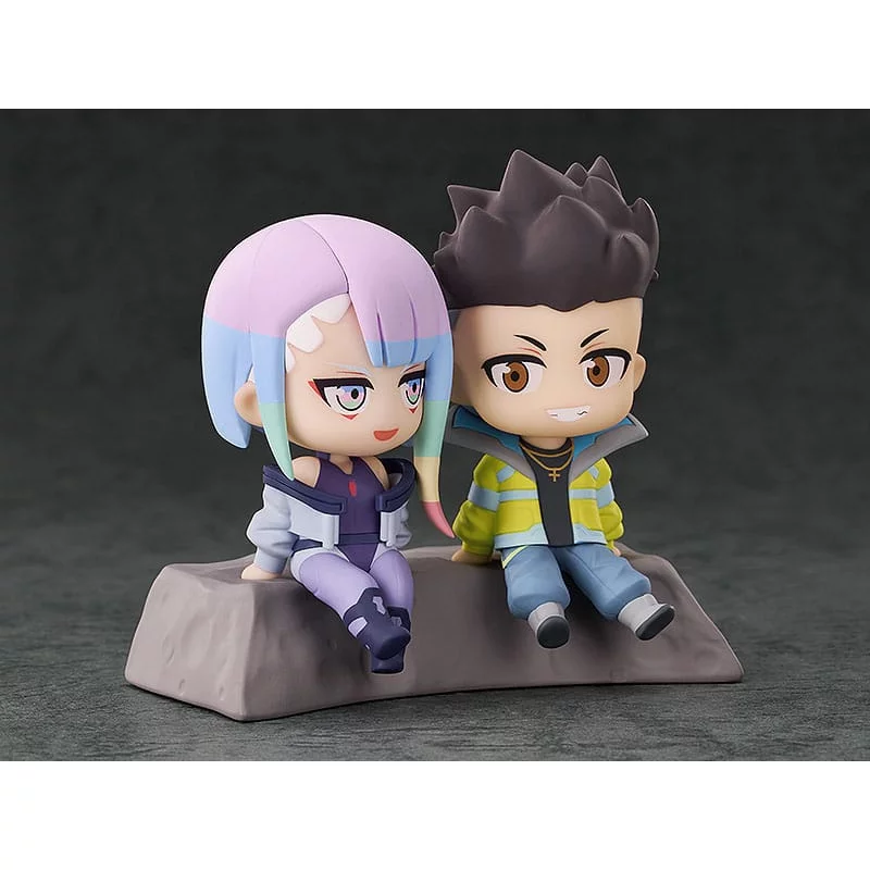 Cyberpunk: Edgerunners Pack de 2 mini Figurines Qset David &amp; Lucy - To The Moon 8cm