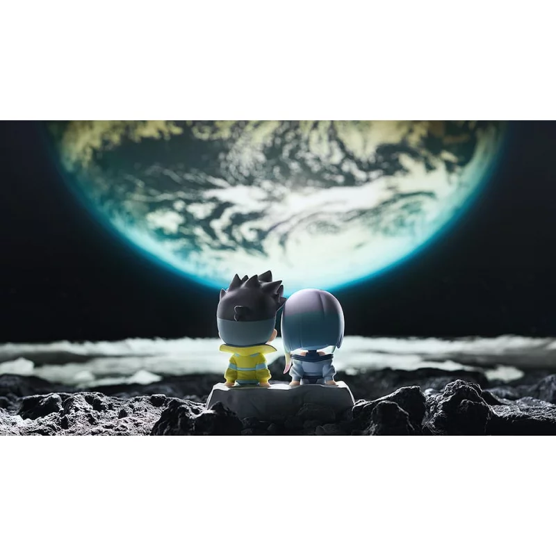 Cyberpunk: Edgerunners Pack de 2 mini Figurines Qset David &amp; Lucy - To The Moon 8cm