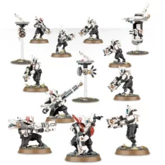 Warhammer 40k Paintable Figures T'AU Empire Pathfinder Team