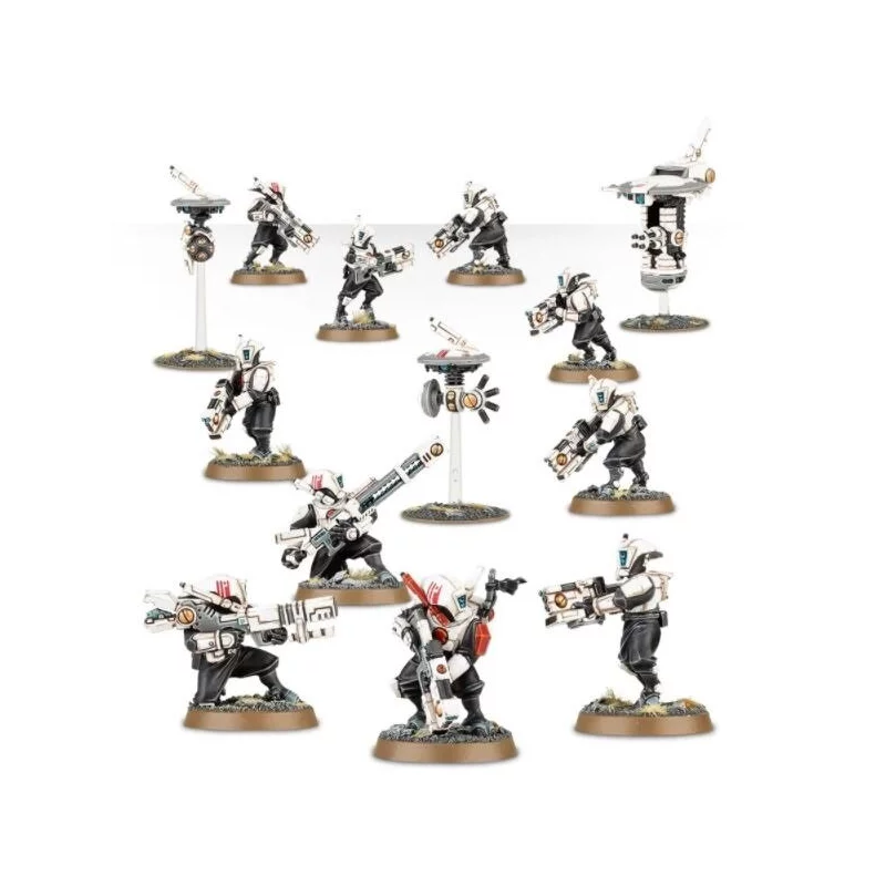 Warhammer 40k Paintable Figures T&#039;AU Empire Pathfinder Team