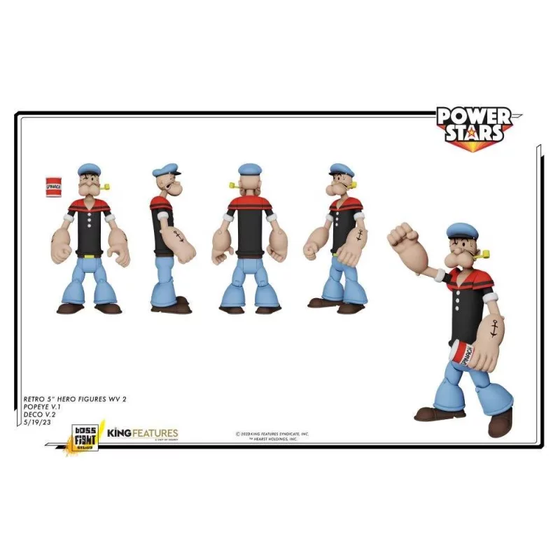 Popeye Action Figurine Power Stars Popeye 12cm