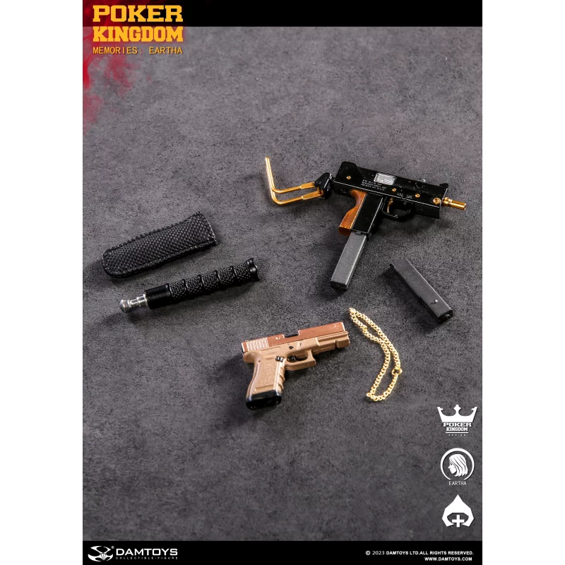 Poker Kingdom Memories Eartha Collectible Action Figure 1/6 DAMTOYS GK004MX-B