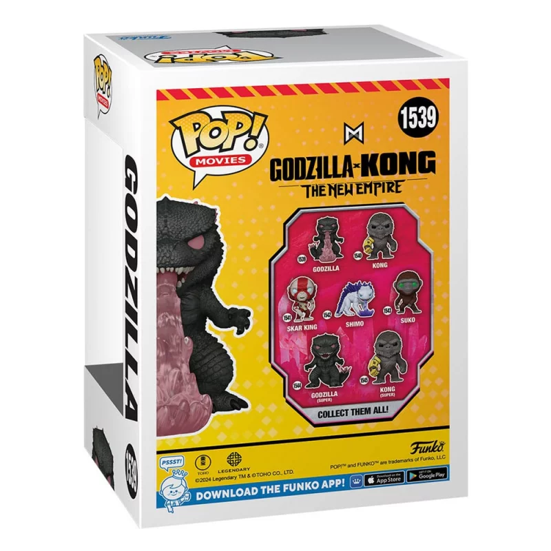 Godzilla vs Kong 2 POP! Movies Godzilla Heat-Ray Figure 10cm N°1539