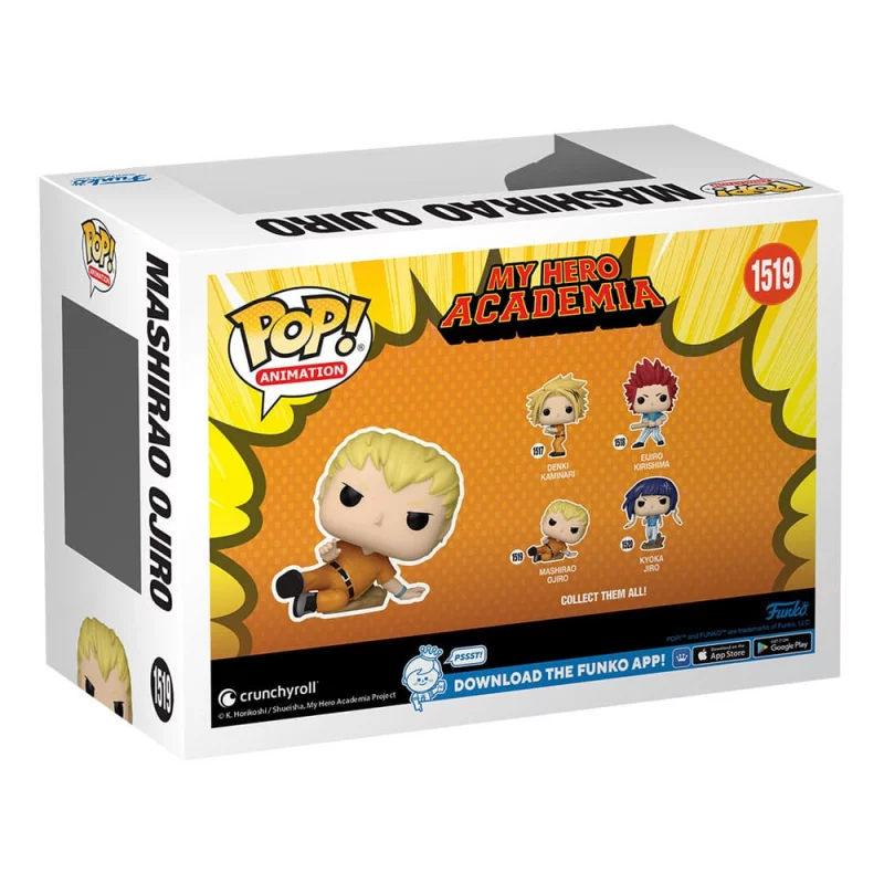 My Hero Academia Hero League Baseball POP! Animation Mashirao Ojiro Figure 10cm N°1519