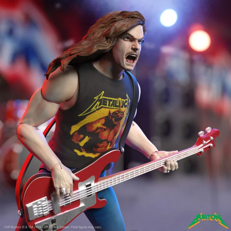 Metallica Action Figurine Ultimates Cliff Burton Wave 2 18cm