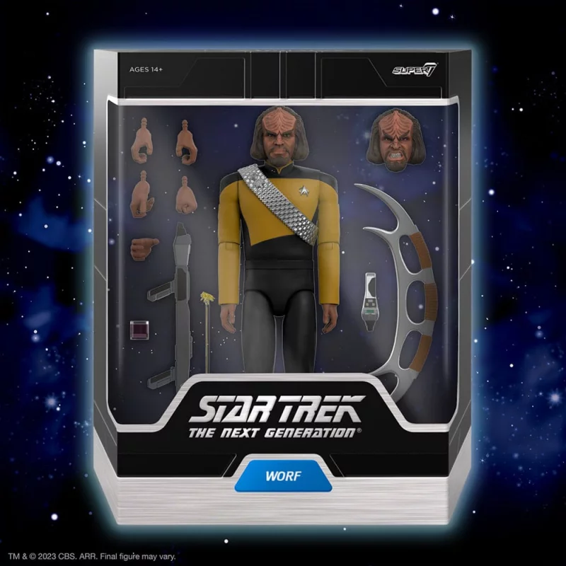 Star Trek: The Next Generation Action Figurine Ultimates Worf 18cm