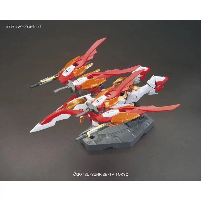 HG Gundam Model Kit 1/144 Build Fighters Wing Gundam Zero Honoo n°033