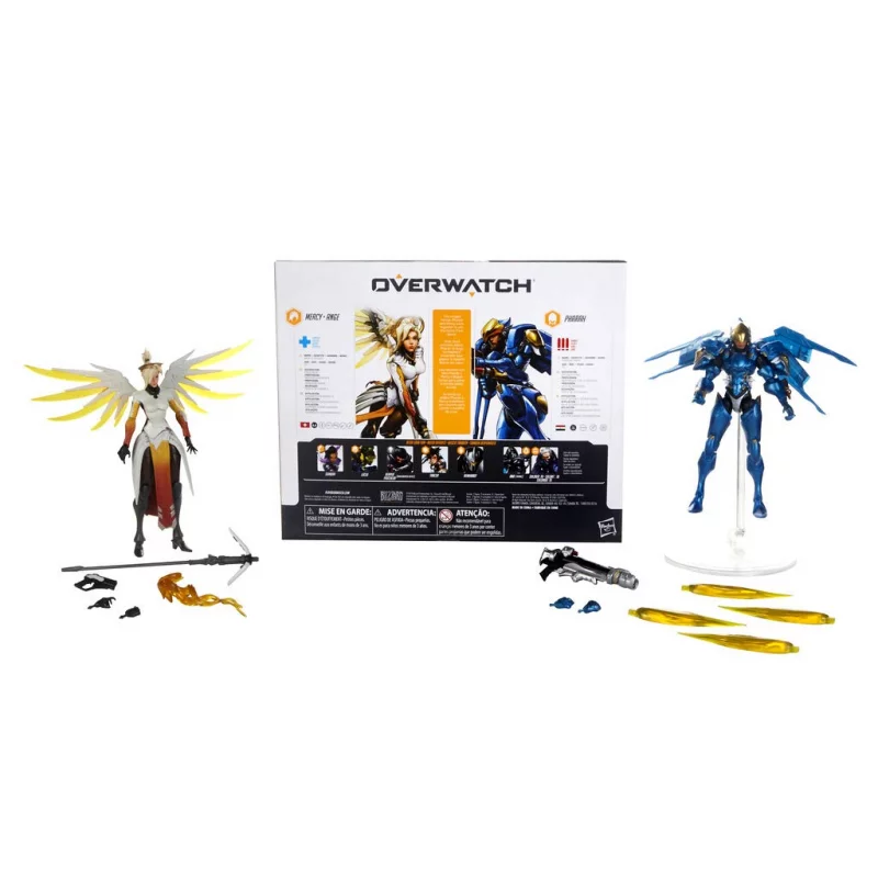 Overwatch Pack de 2 Action Figurines Mercy &amp; Pharah 15cm