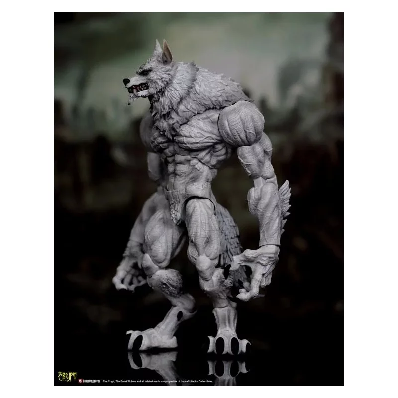The Crypt Great Wolves Vozlak White Action Figure Executive
