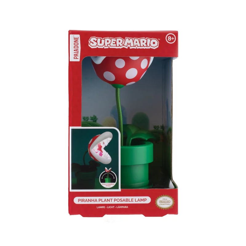 Super Mario Plante Piranha Lampe posable
