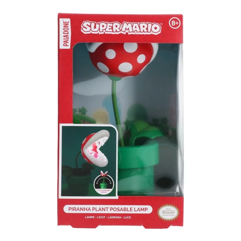 Super Mario Plante Piranha Lampe posable