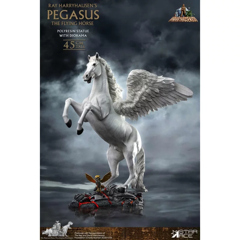 Miniature Pégase Cauchemardesque / Nightmare Pegasus Fantasy 3307 Métal RAFM