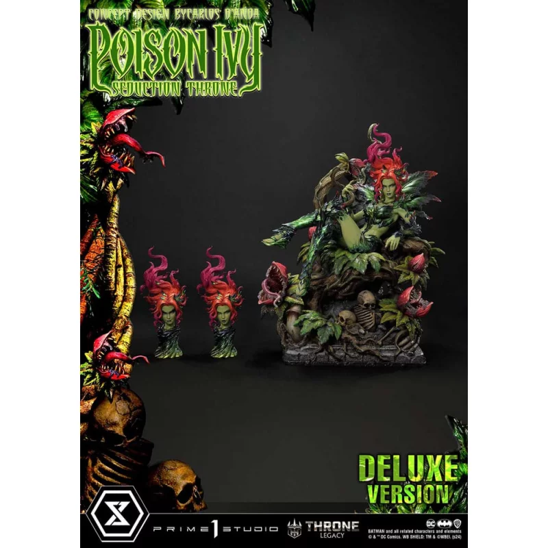 DC Comics Statue 1/4 Batman Poison Ivy Seduction Throne Deluxe Version 55cm