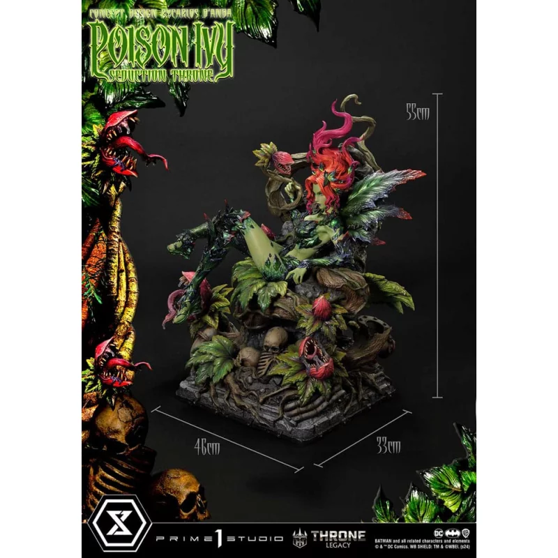 DC Comics Statue 1/4 Batman Poison Ivy Seduction Throne Deluxe Version 55cm