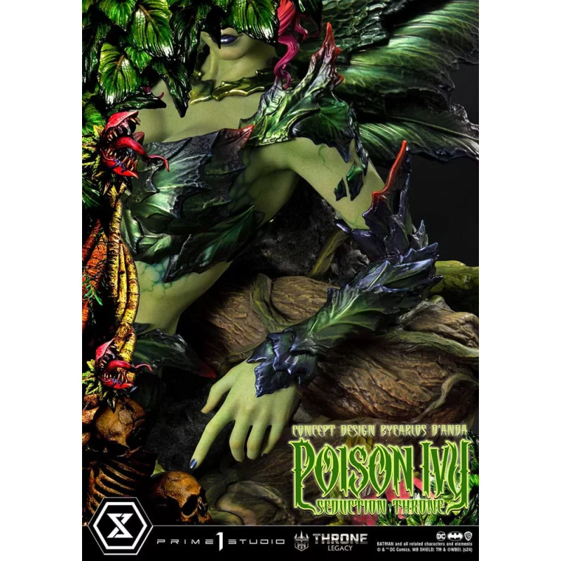 DC Comics Statue 1/4 Batman Poison Ivy Seduction Throne Deluxe Version 55cm