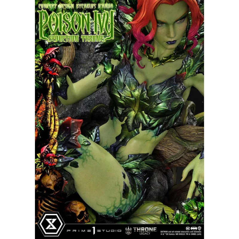 DC Comics Statue 1/4 Batman Poison Ivy Seduction Throne Deluxe Version 55cm