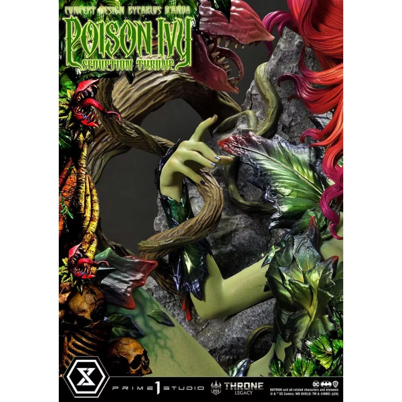 DC Comics Statue 1/4 Batman Poison Ivy Seduction Throne Deluxe Version 55cm