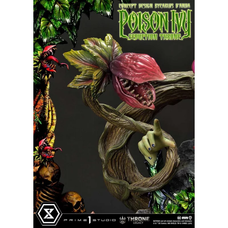 DC Comics Statue 1/4 Batman Poison Ivy Seduction Throne Deluxe Version 55cm