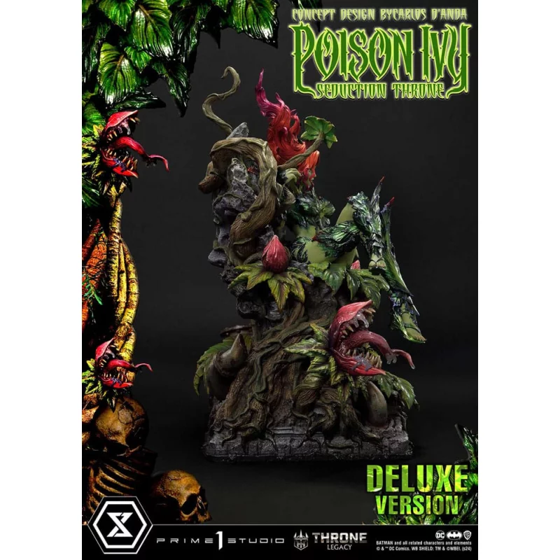 DC Comics Statue 1/4 Batman Poison Ivy Seduction Throne Deluxe Version 55cm