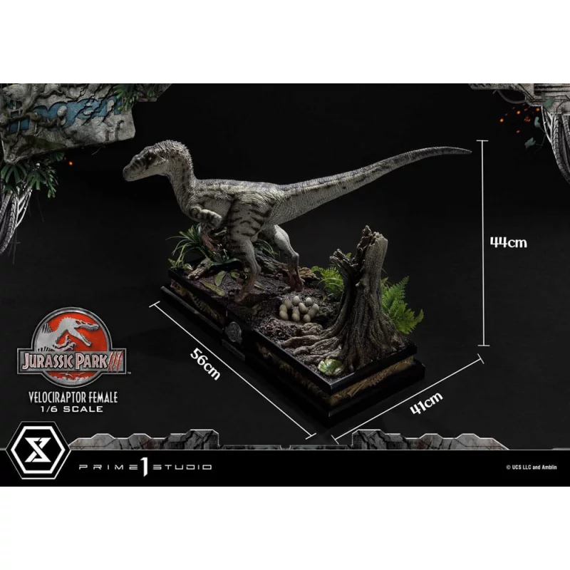 Jurassic Park III Statue 1/6 Velociraptor Female Bonus Version 44cm