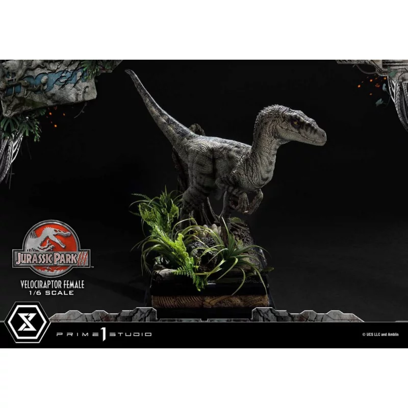 Jurassic Park III Statue 1/6 Velociraptor Female Bonus Version 44cm